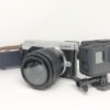 ミラーレスとGoProを並べて置いた