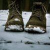 スノーブーツオリーブ色